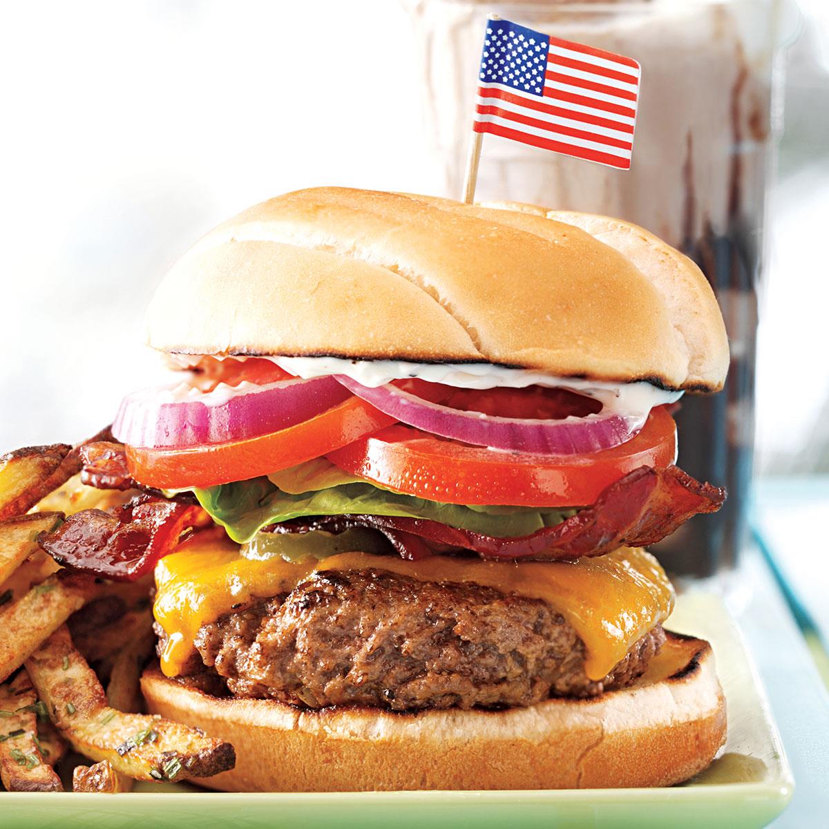 All-American Bacon Cheeseburgers image