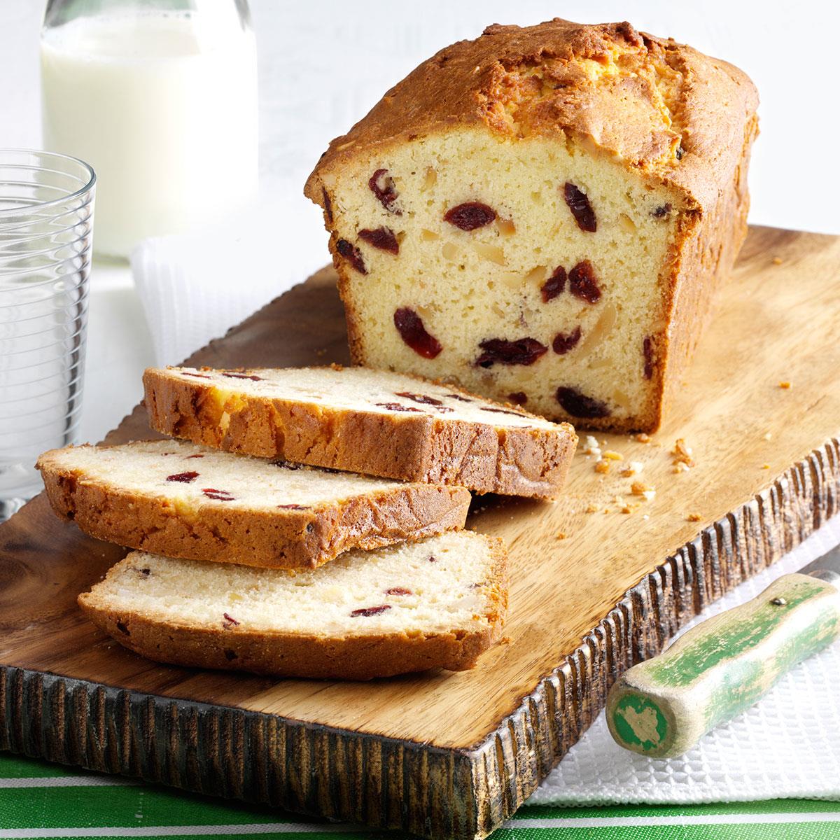 Almond Cranberry Coconut Bread Recipe How To Make It Taste Of Home