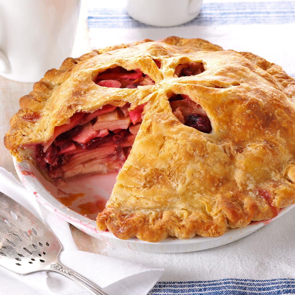 Apple-Cherry Cream Cheese Pie-image