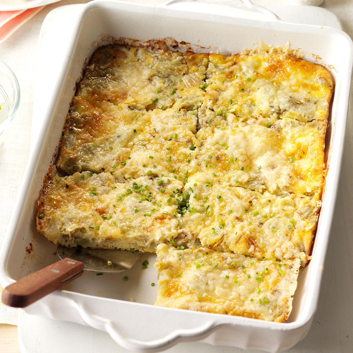 Artichoke and Onion Frittata-image