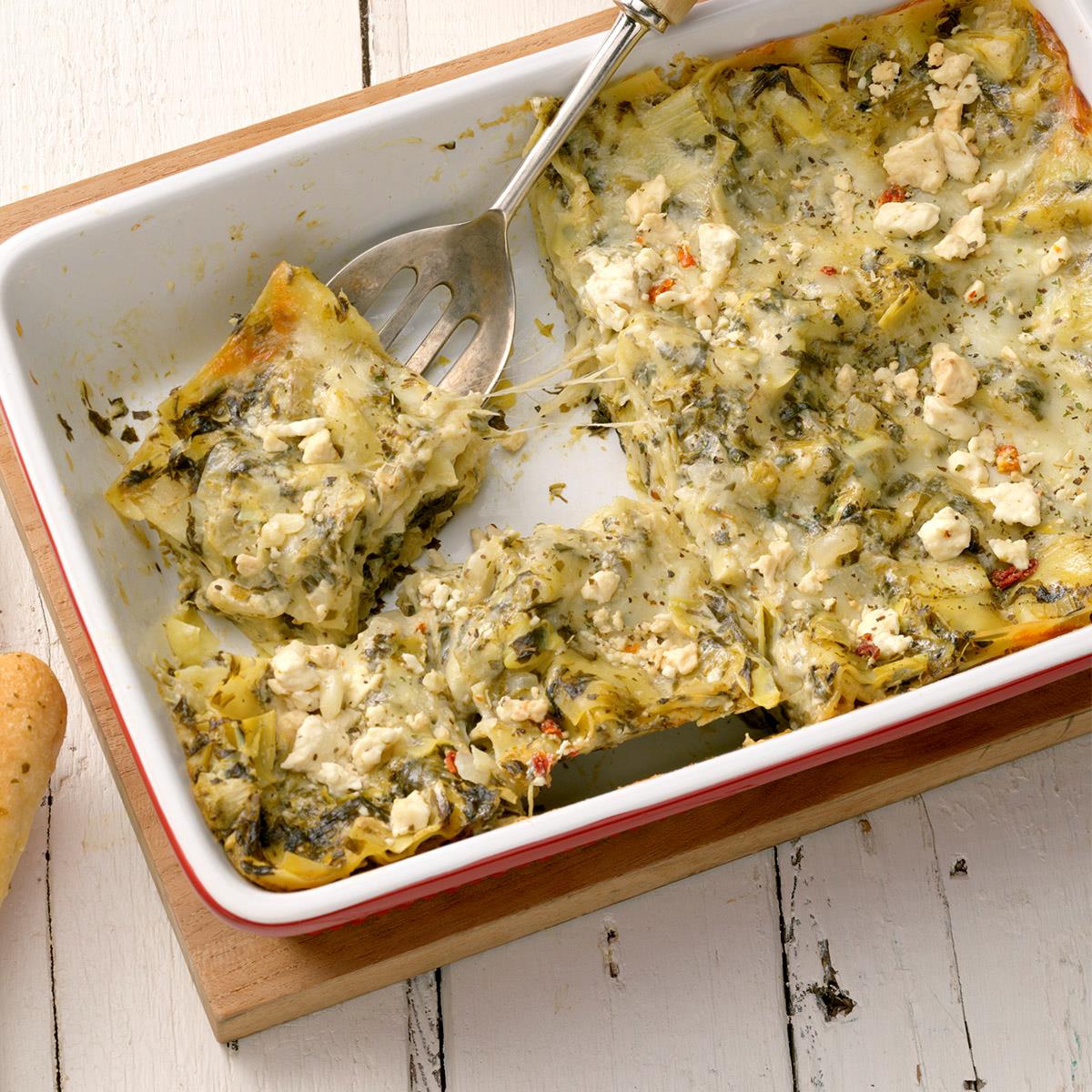 Artichoke Spinach Lasagna-image