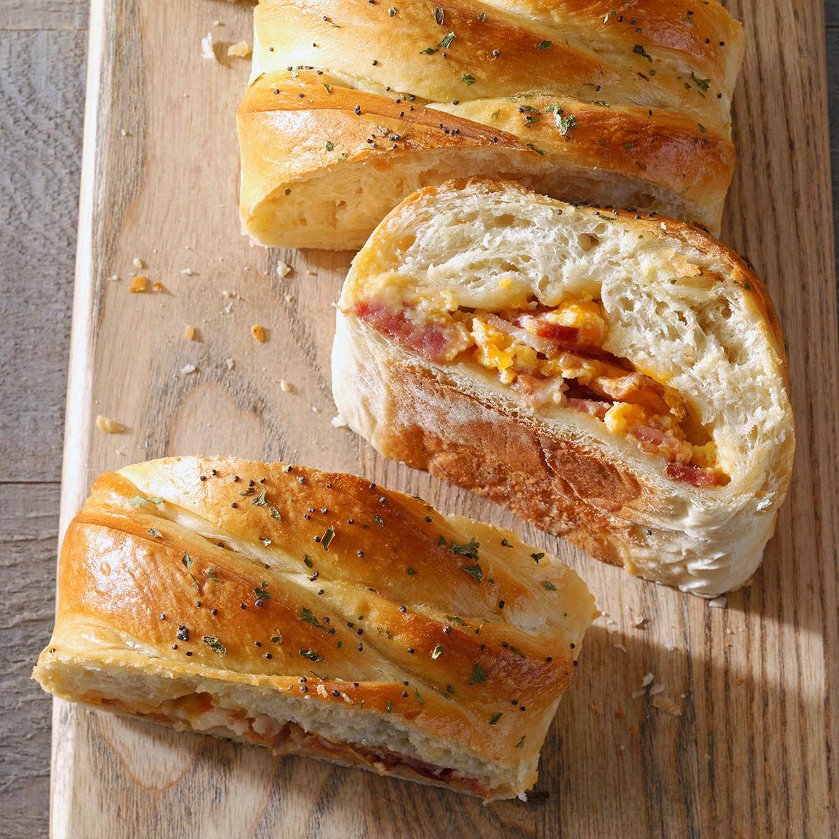 Bacon & Cheese Filled Loaves-image