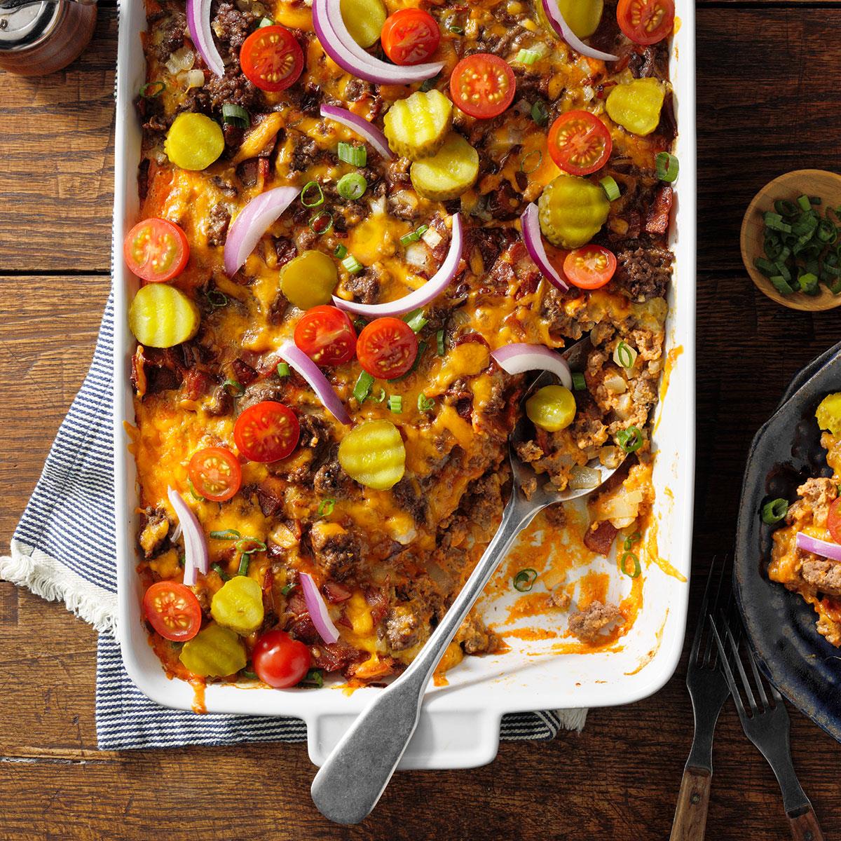 Bacon Cheeseburger Casserole-image