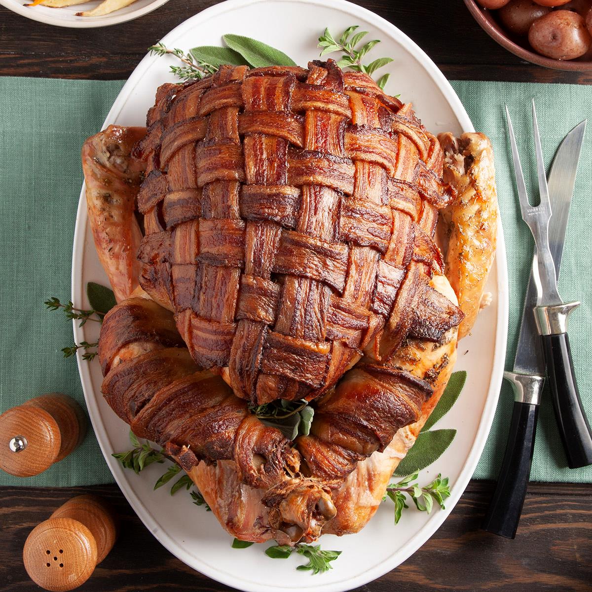 Bacon Wrapped Turkey