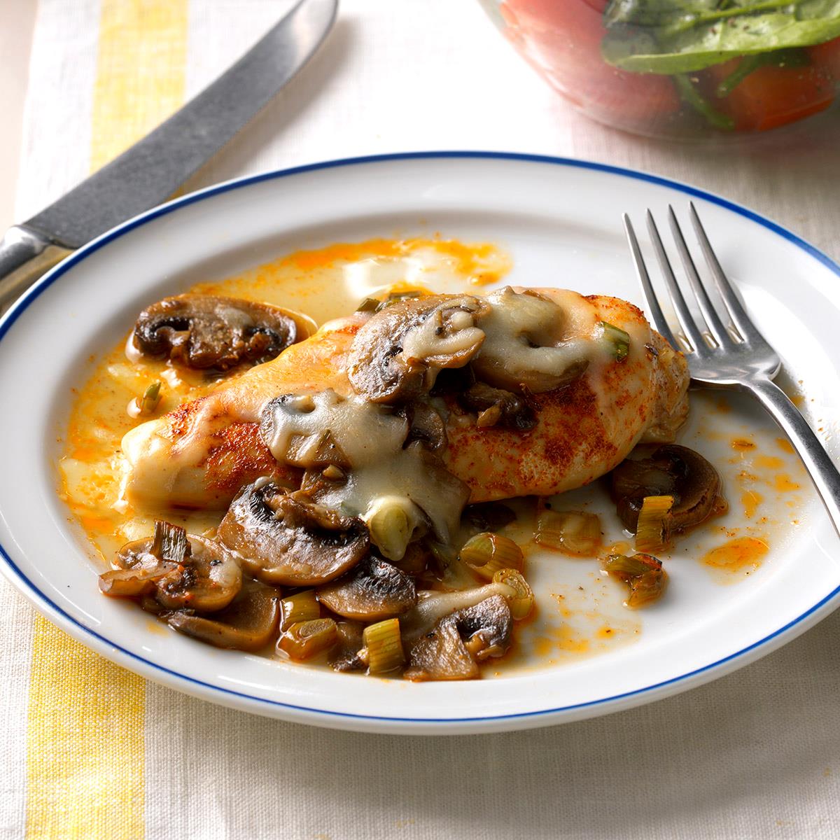 Baked Chicken And Mushrooms Recipe How To Make It Taste Of Home