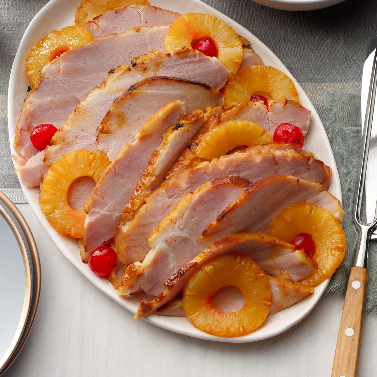 Baked Ham with Pineapple image