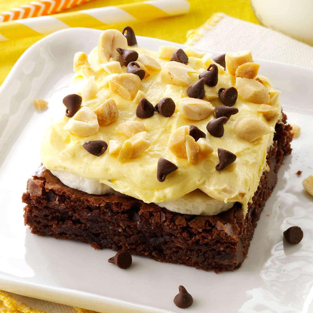 Banana Cream Brownie Dessert_image