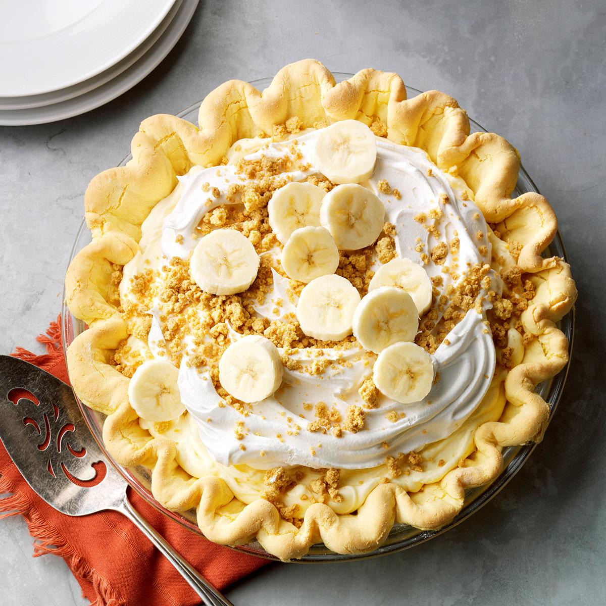 Banana Cream Pie with Cake Mix Crust image