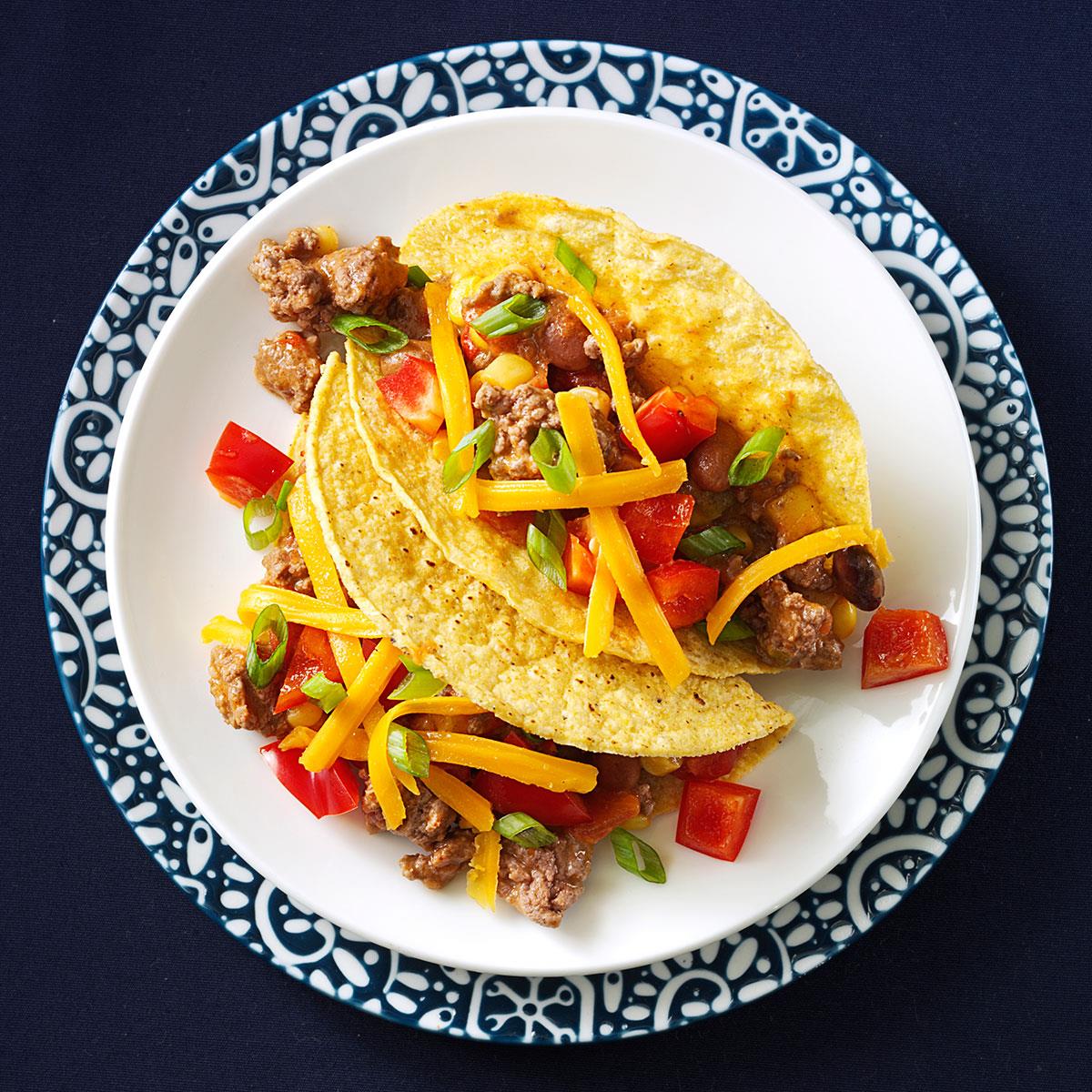 Beef & Bean Tacos image