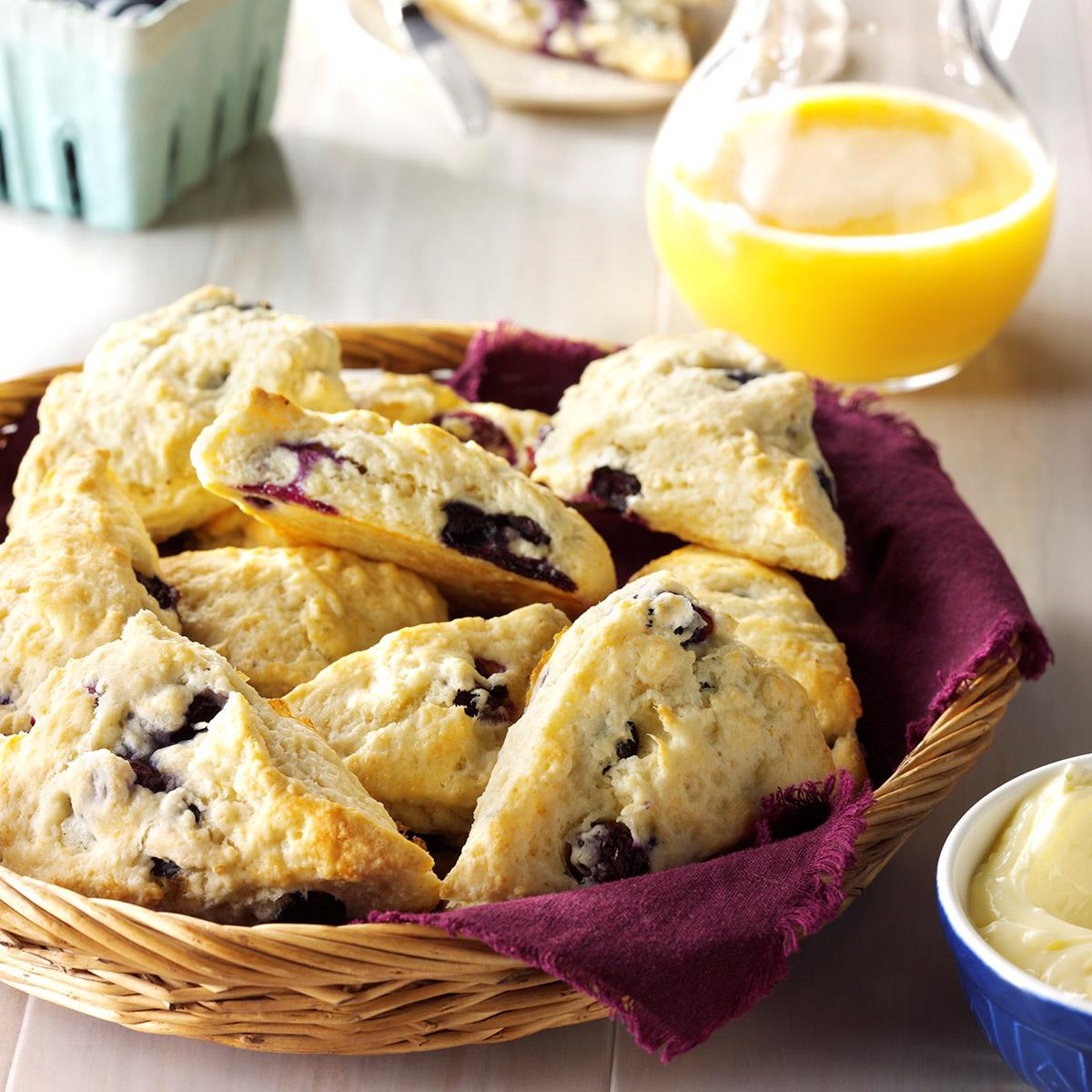 Blueberry Scones Recipe How To Make It Taste Of Home