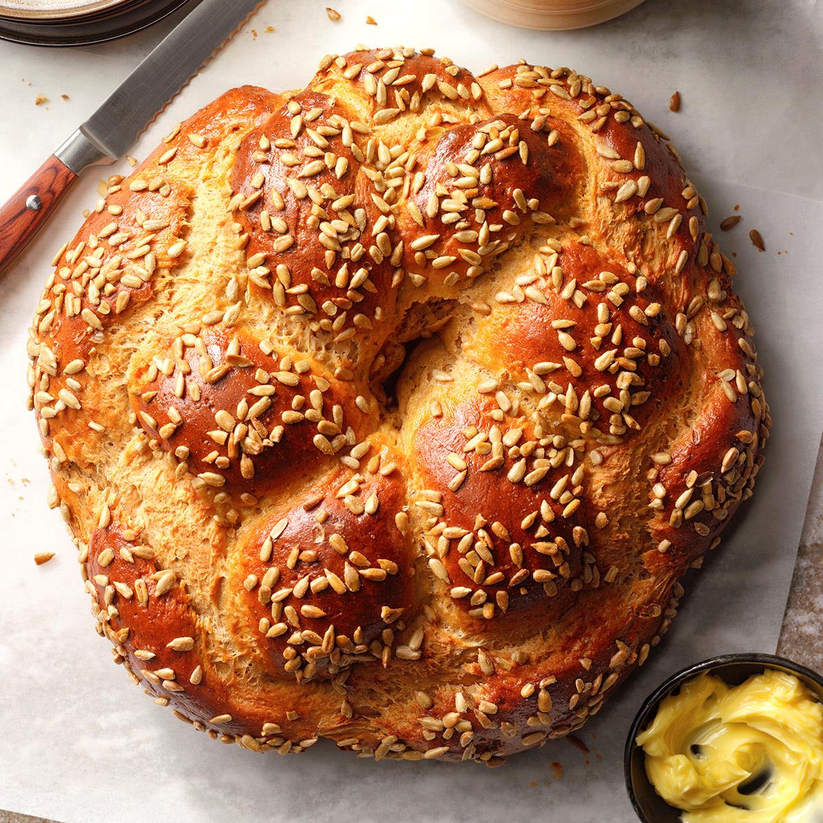 image of Braided Multigrain Loaf recipe by Taste of Home