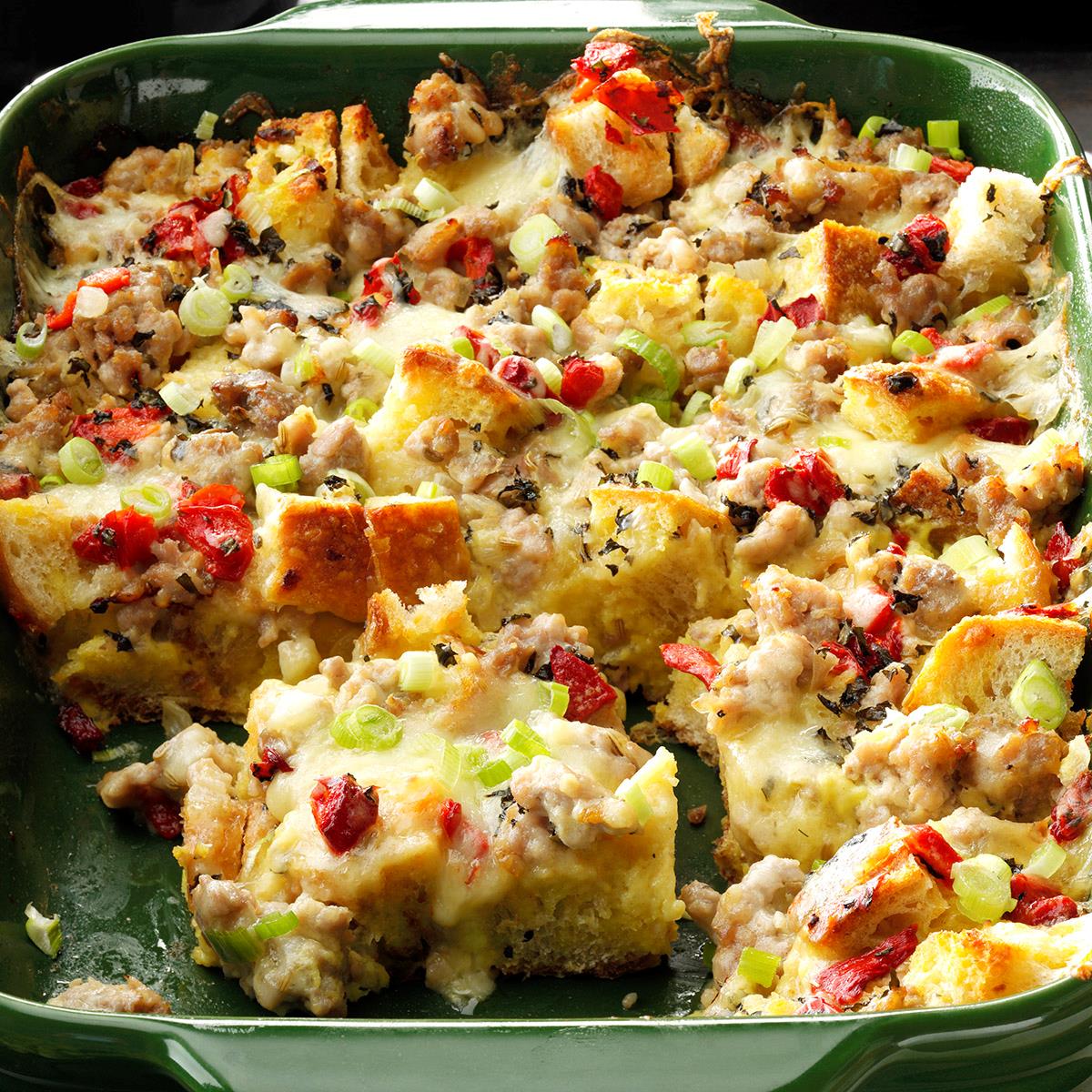 Brie and Sausage Brunch Bake-image