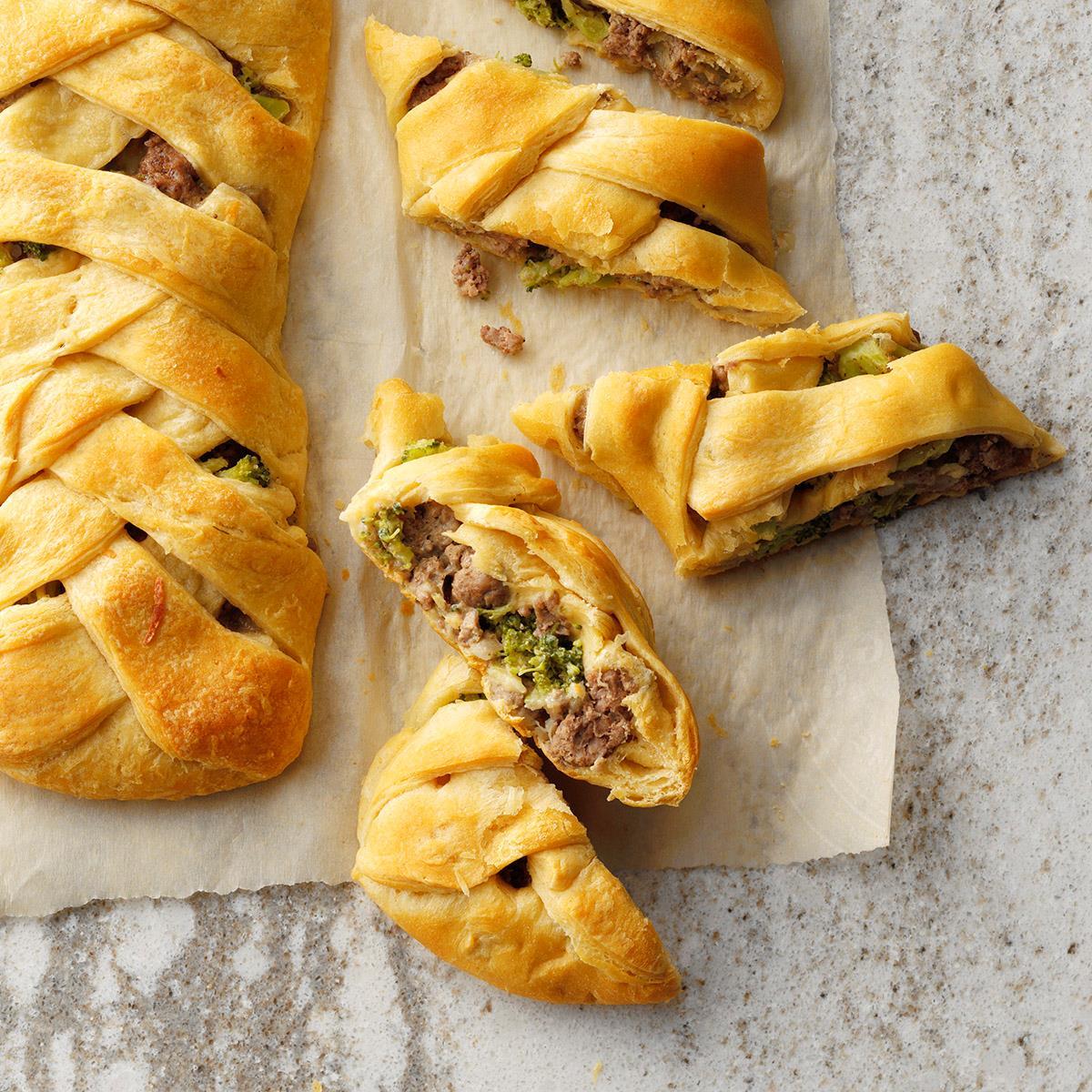 Broccoli Beef Braids-image