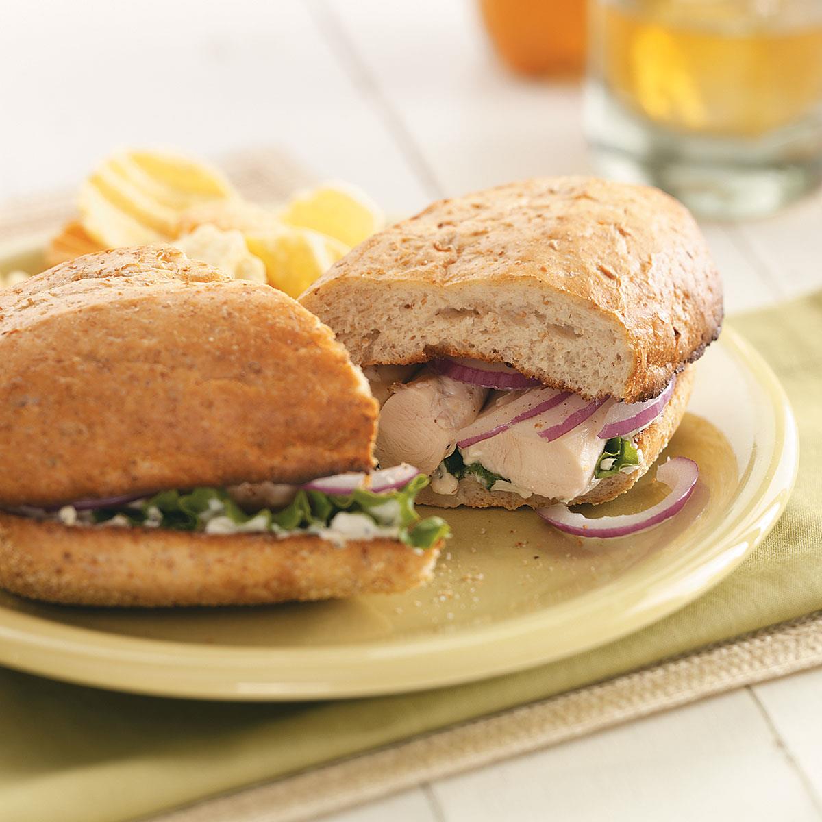 Broiled Chicken Tenderloin Sandwiches Recipe How To Make It Taste Of Home