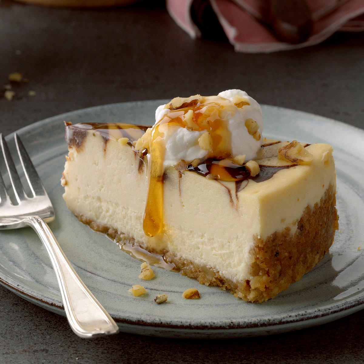 Brown Sugar & Chocolate Swirl Cheesecake image