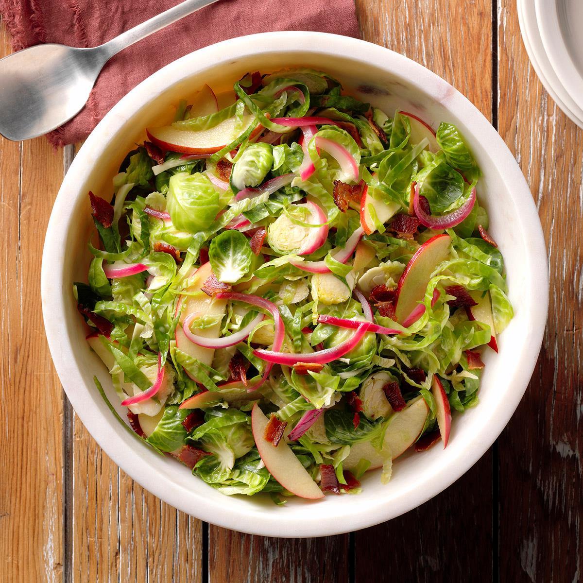 Brussels Sprouts with Bacon Vinaigrette_image