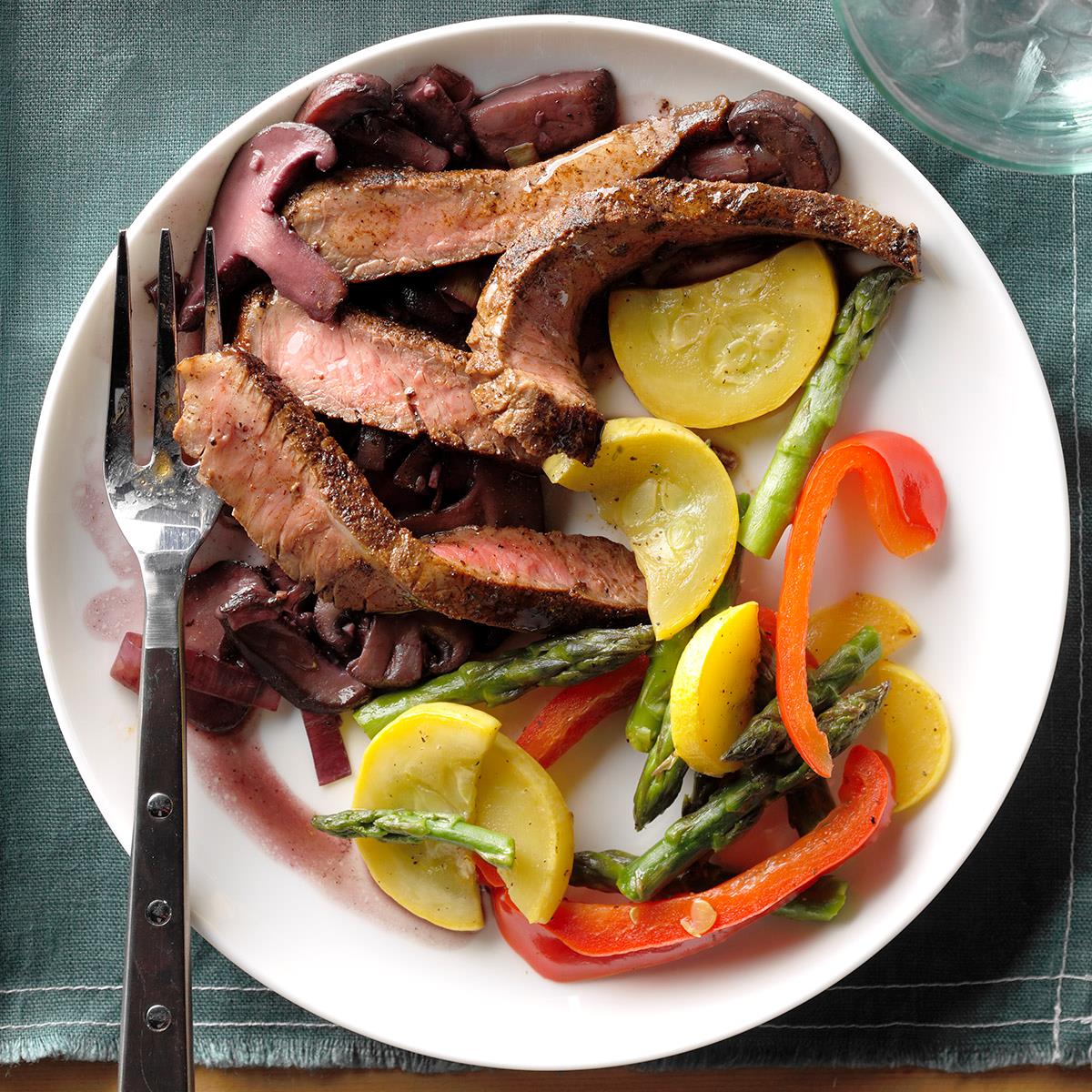 Cajun Sirloin with Mushroom Leek Sauce image