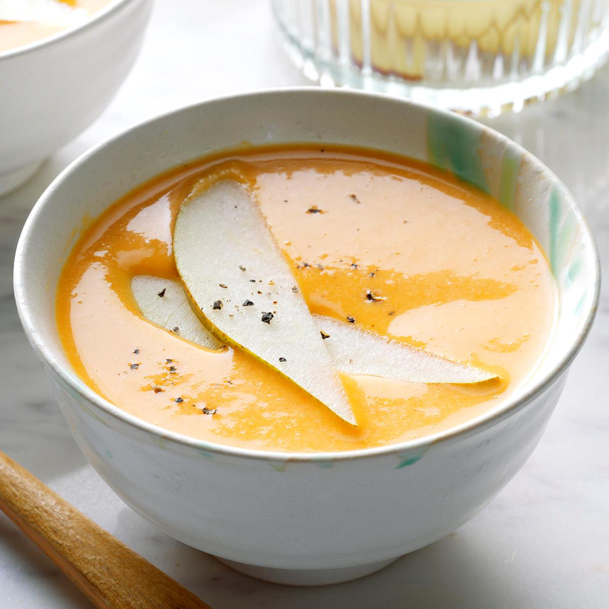 Cheddar Pear Soup image