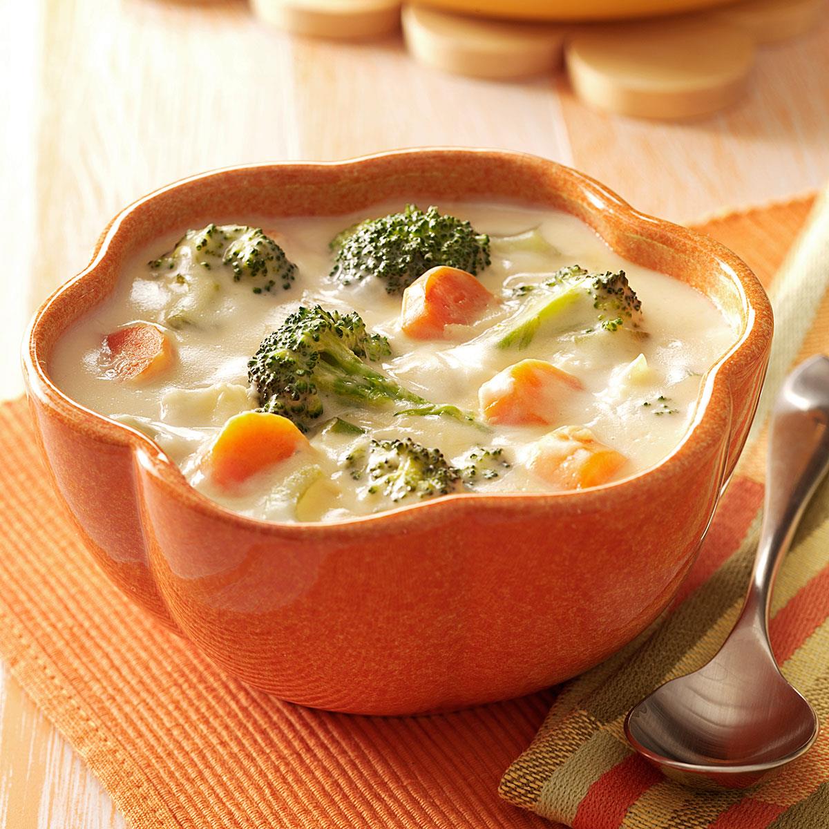 Cheese Broccoli Soup Recipe How To Make It Taste Of Home