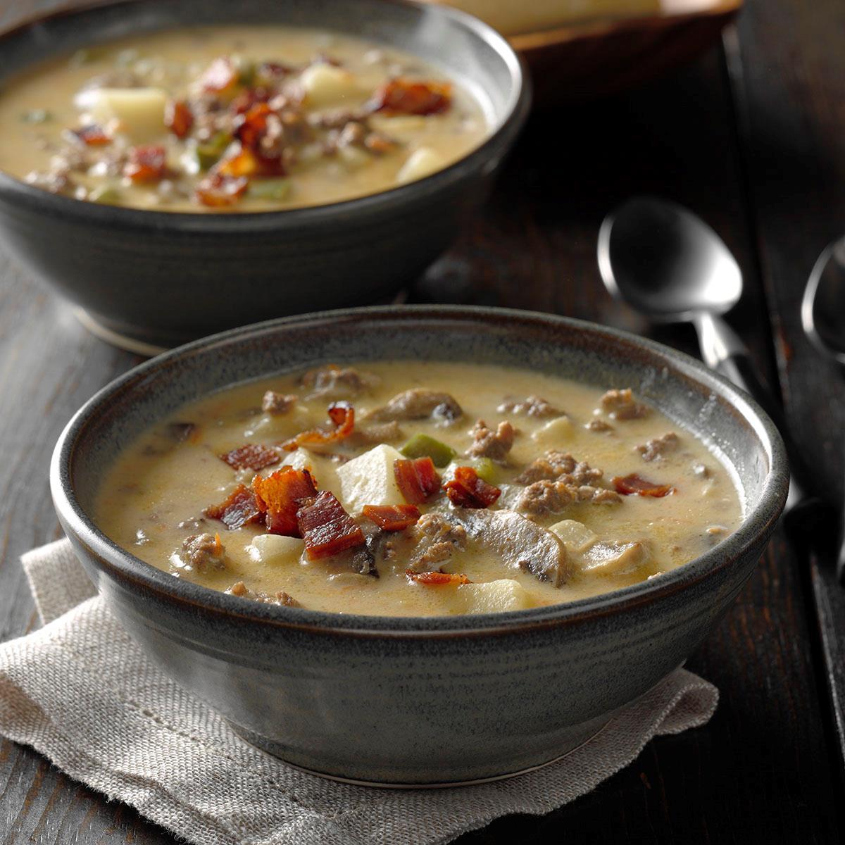 Cheeseburger Paradise Soup-image