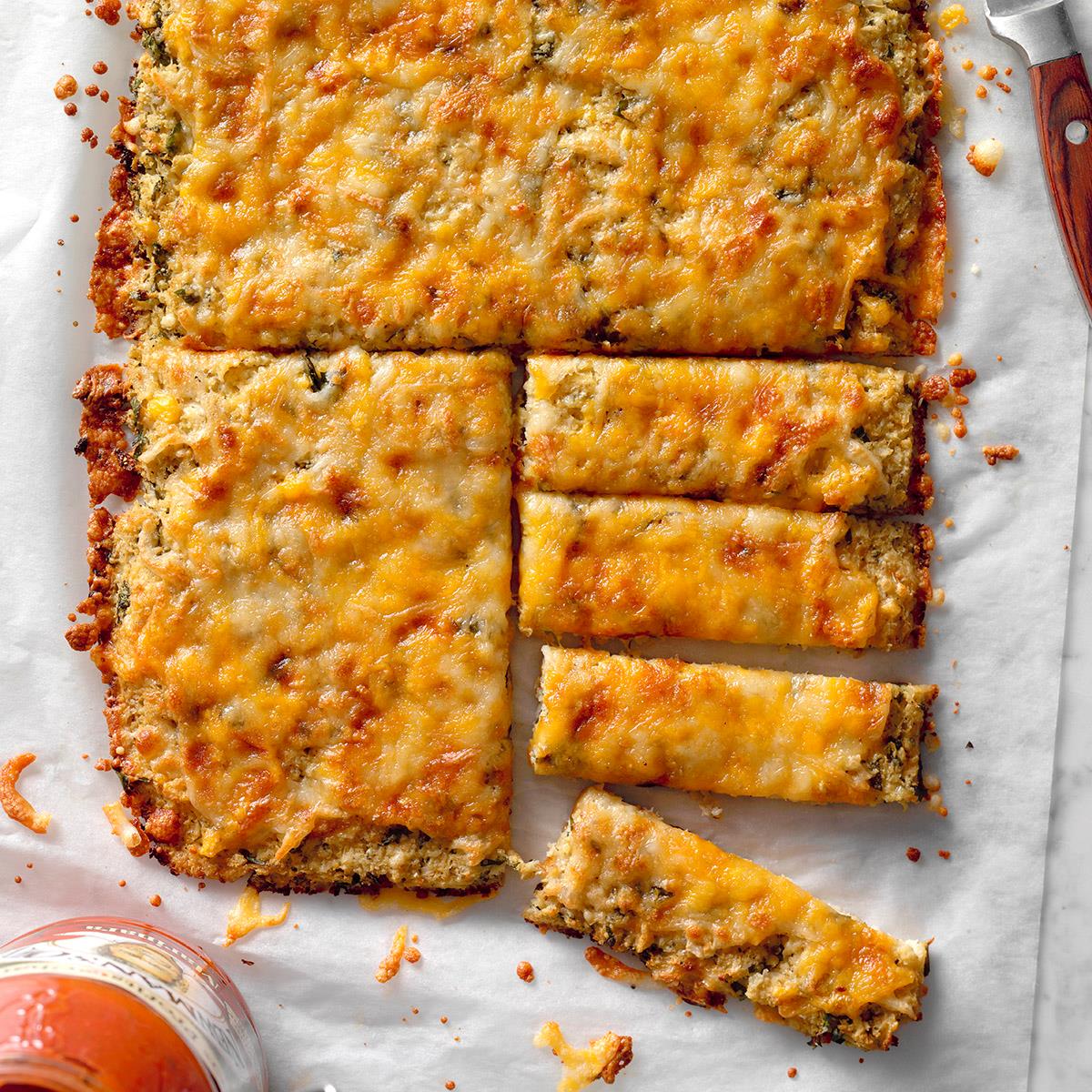 Cheesy Cauliflower Breadsticks-image