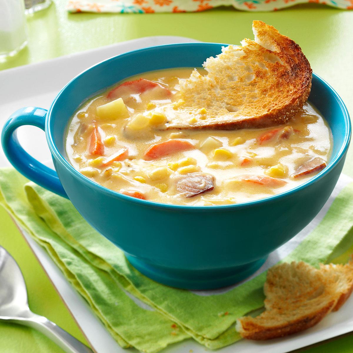 corn chowder soup