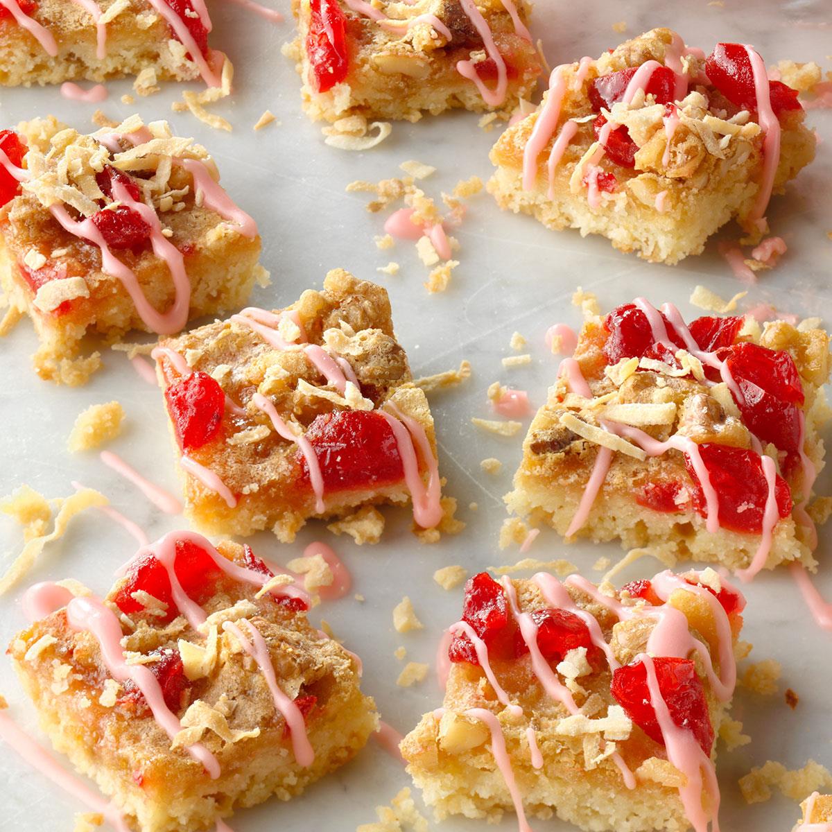 image of Cherry Walnut Bars recipe by Taste of Home