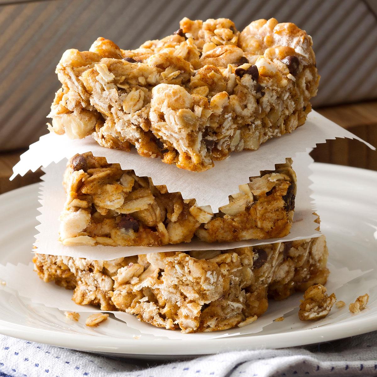 Chewy Honey Granola Bars Recipe How To Make It Taste Of Home