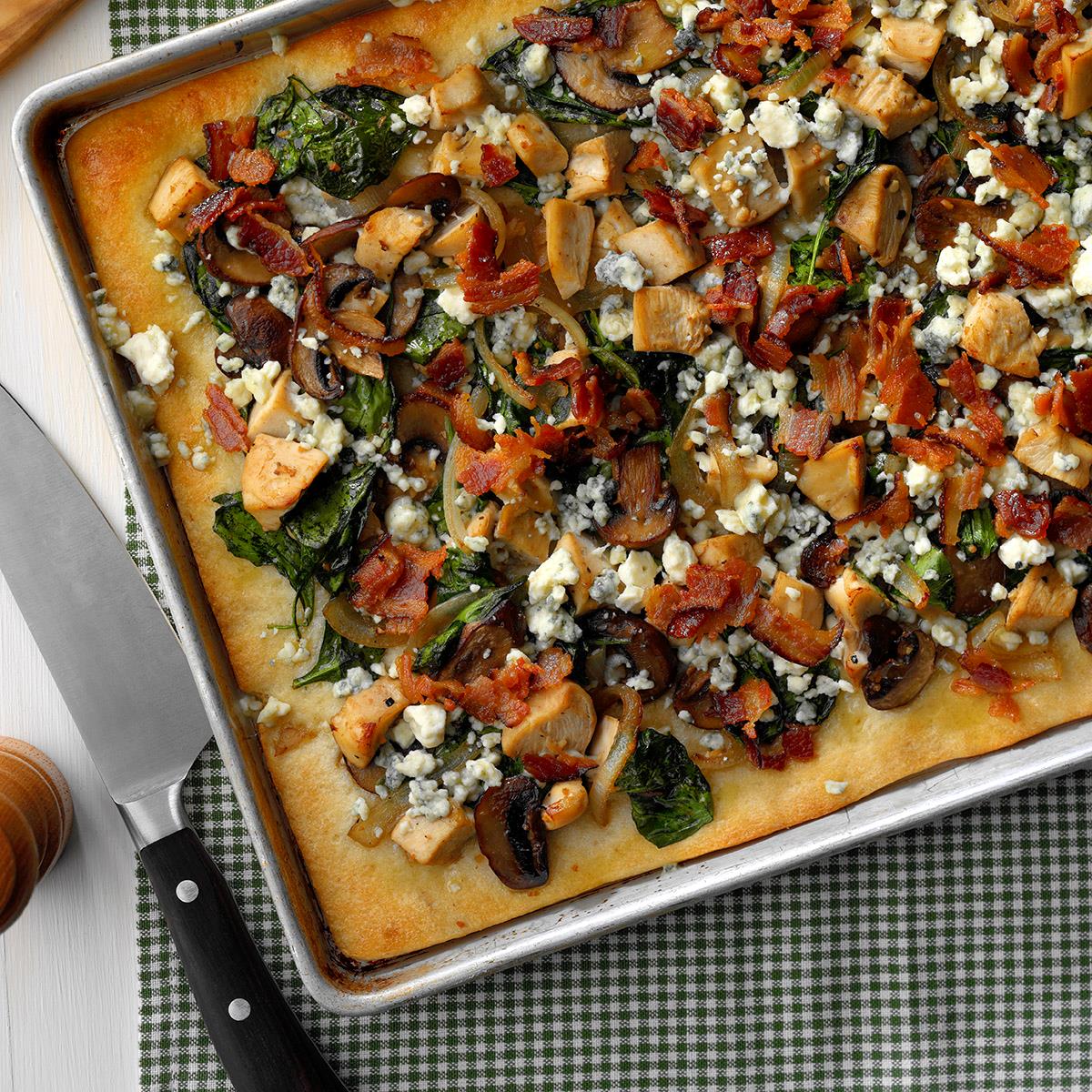 Best Double Cheese Spinach And Chicken Pizza Recipes