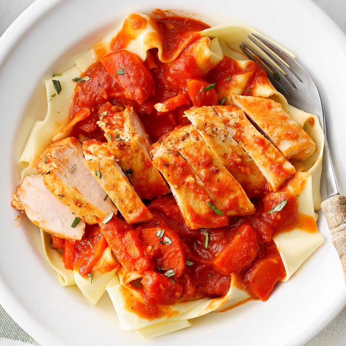 Chicken With Sauce