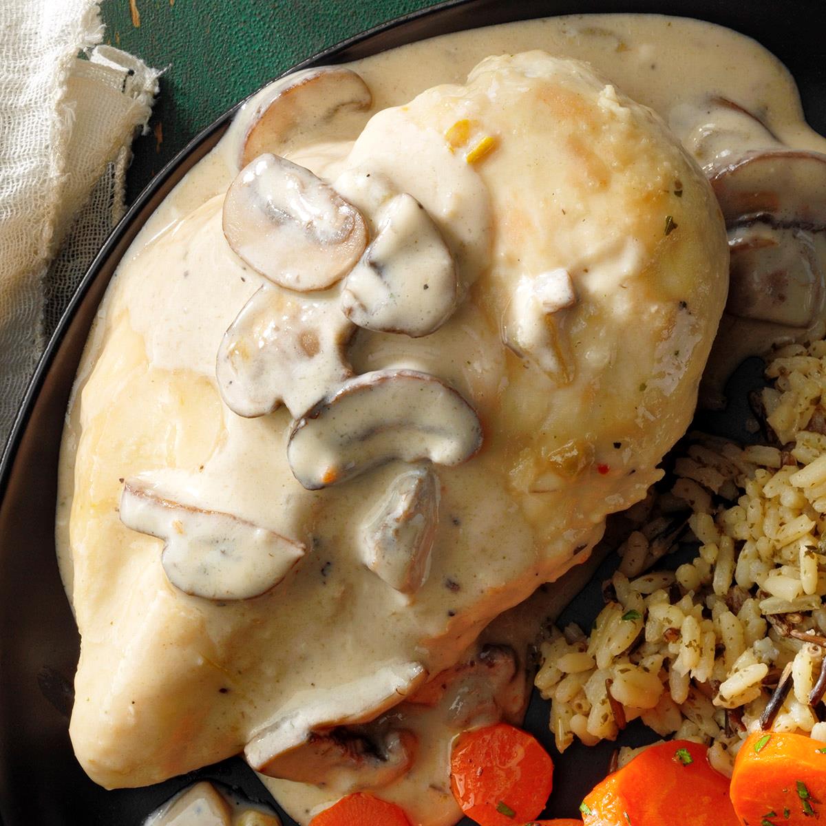 Chicken with Mushroom Gravy-image