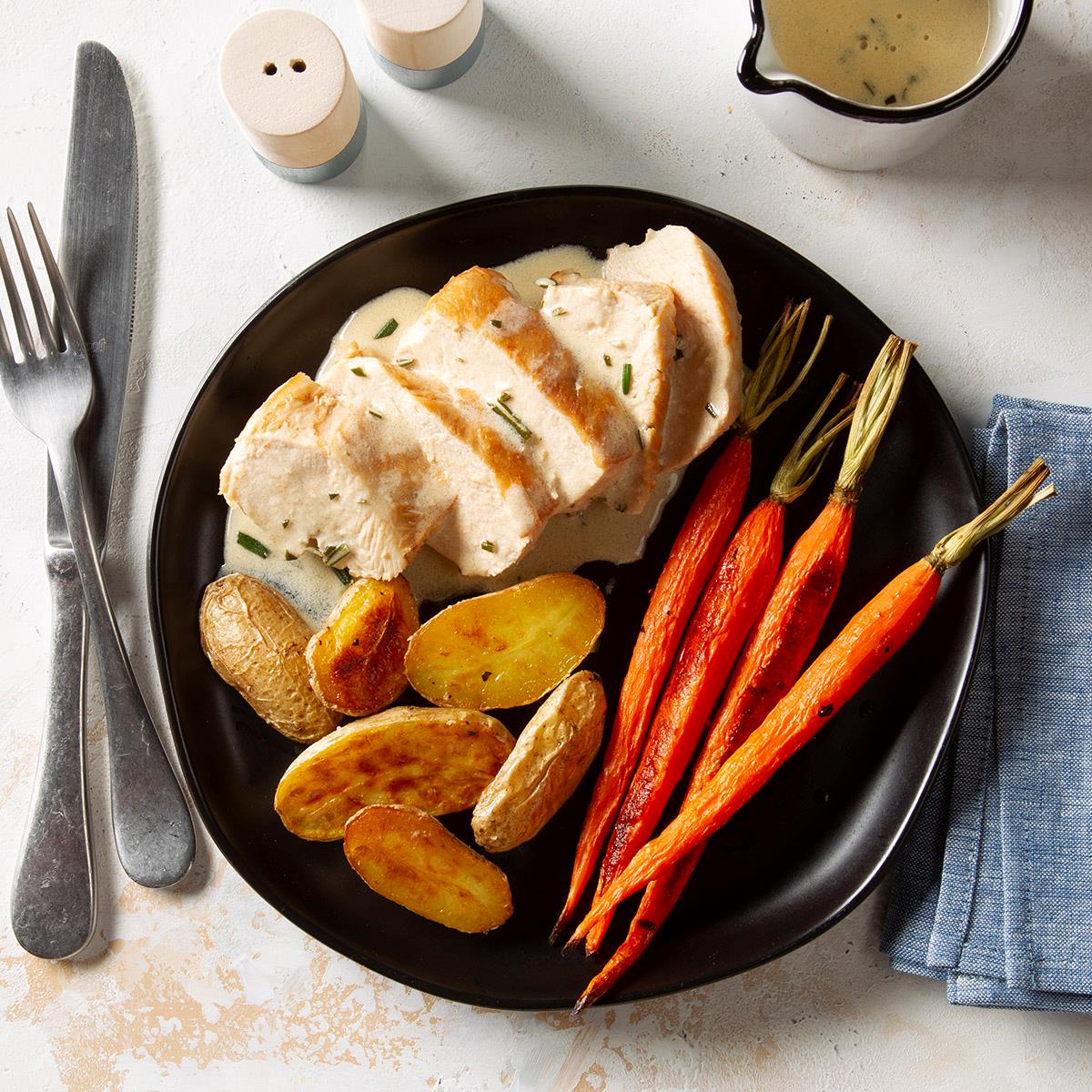 Chicken With Rosemary Butter Sauce Recipe Taste Of Home
