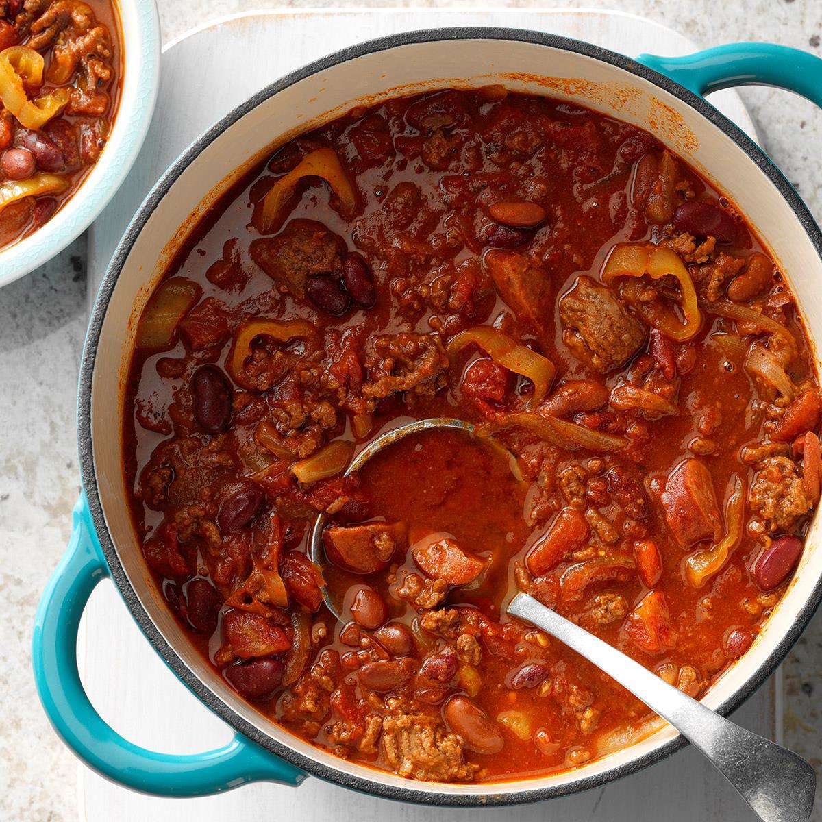 Chili For A Crowd Recipe How To Make It Taste Of Home