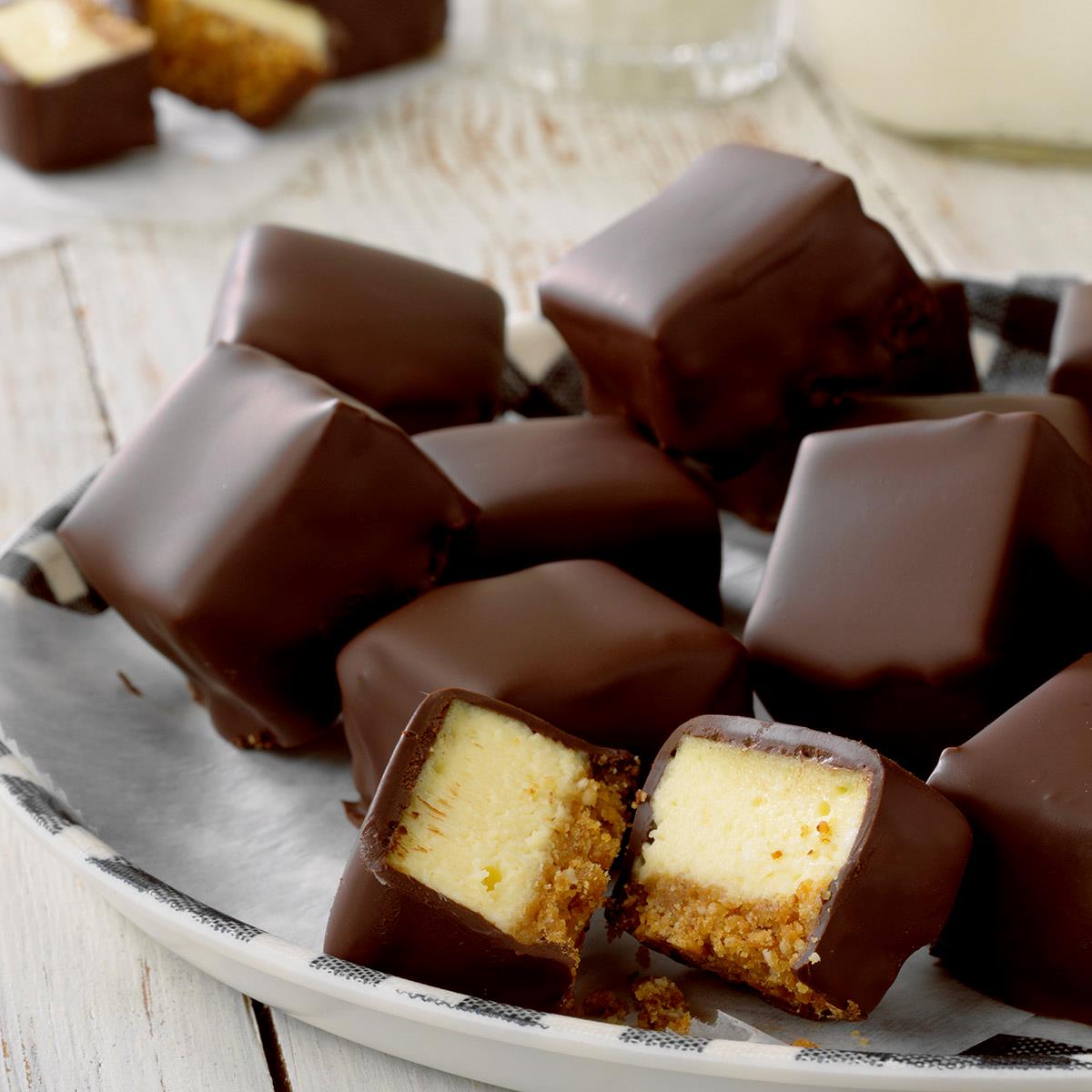 Chocolate-Covered Cheesecake Squares Recipe: How to Make It
