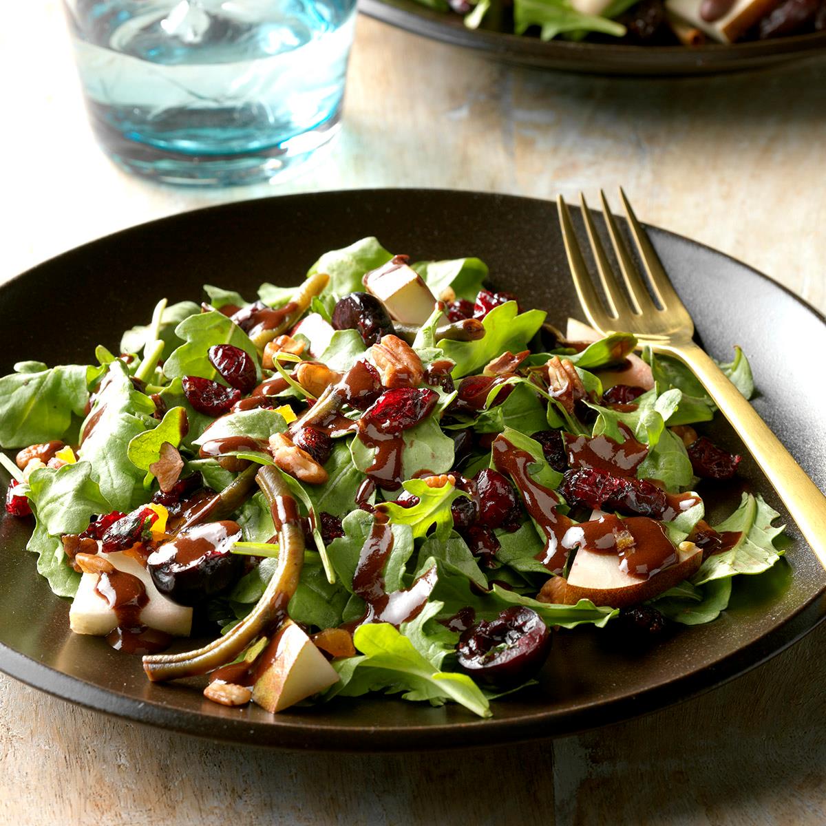 Chocolate Pear and Cherry Salad image