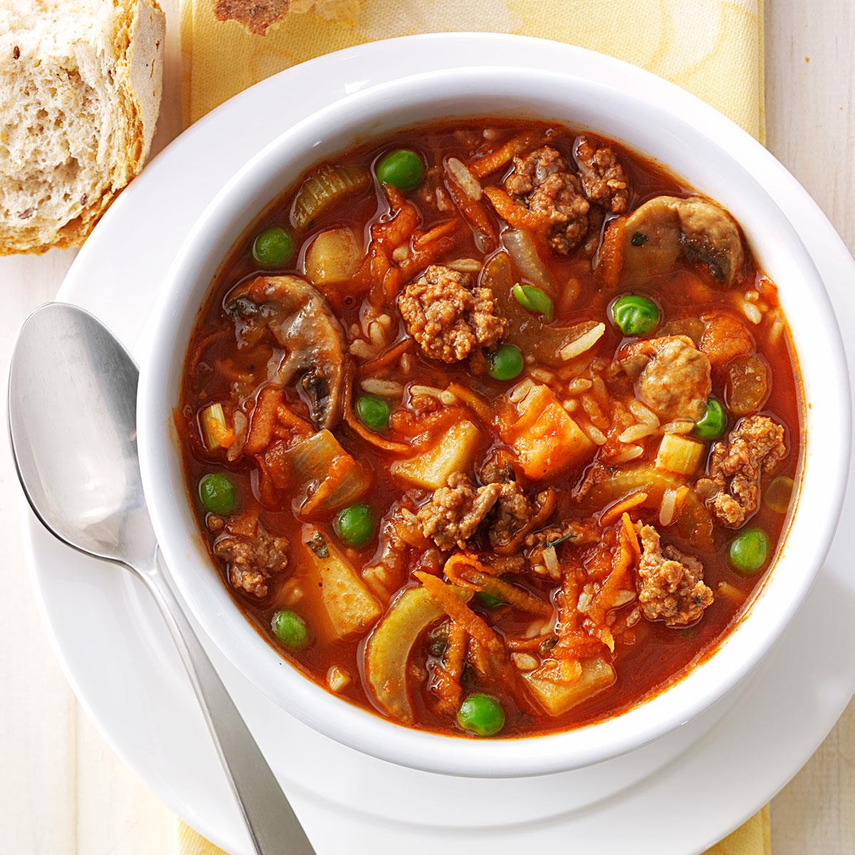 Chunky Beef Vegetable Soup-image
