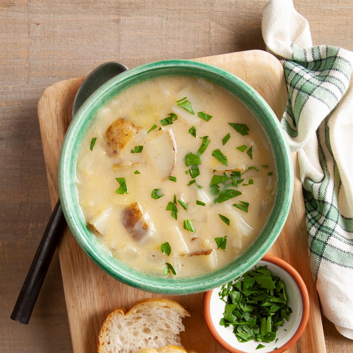 Chunky Potato Leek Soup image