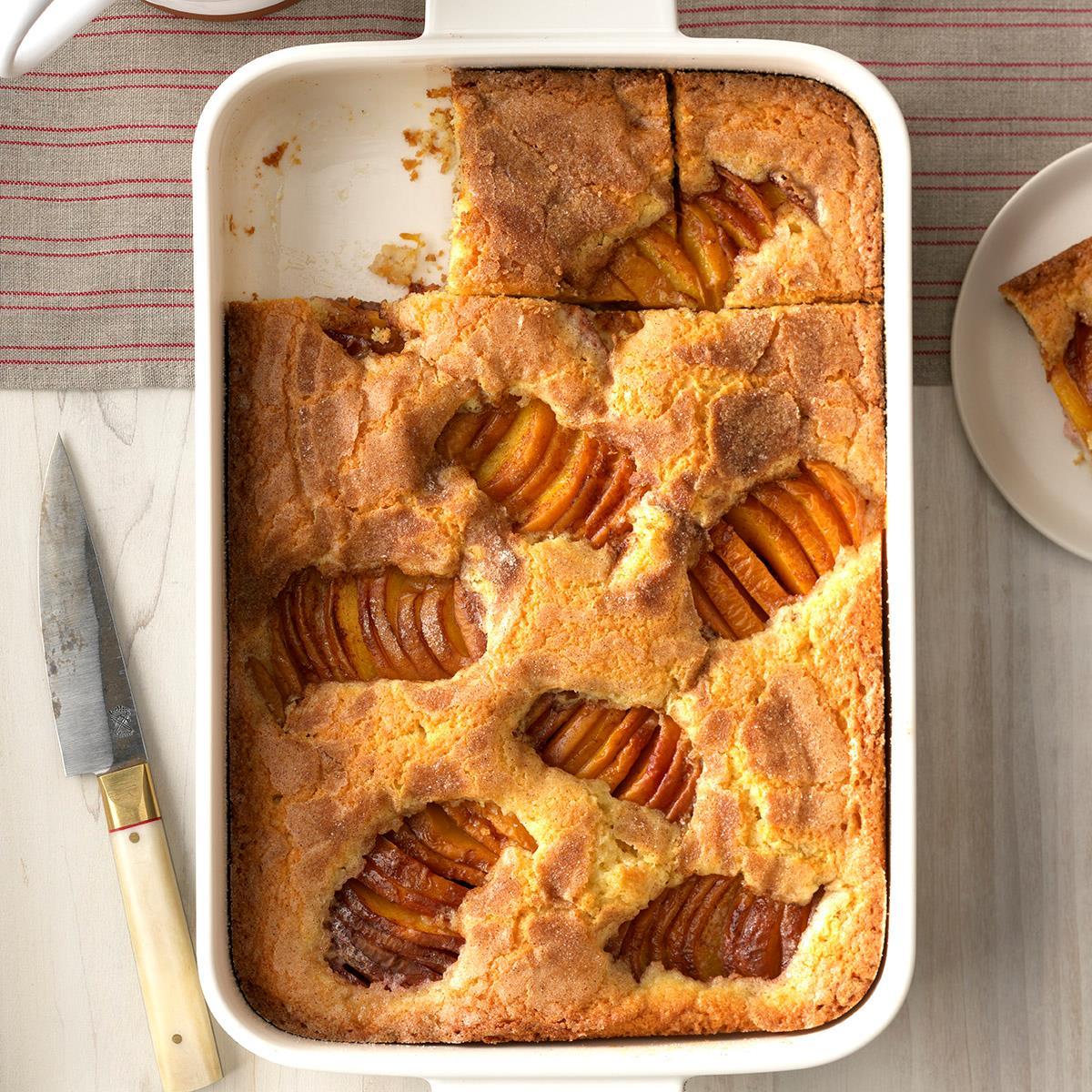 Cinnamon Sugar Peach Kuchen Recipes recipe