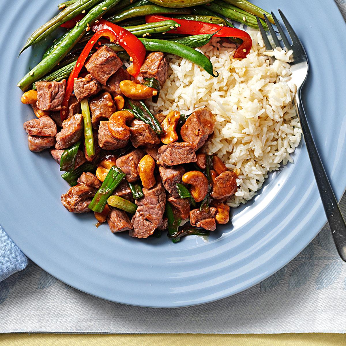 Classic Cashew Beef for Two image