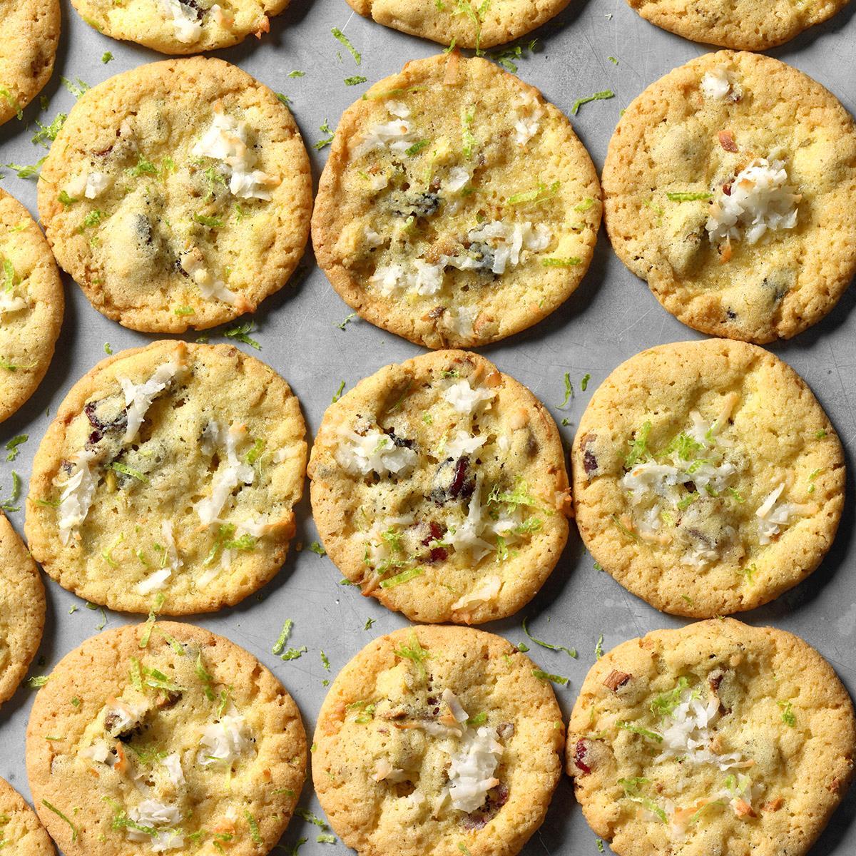 Coconut, Lime and Pistachio Cookies_image