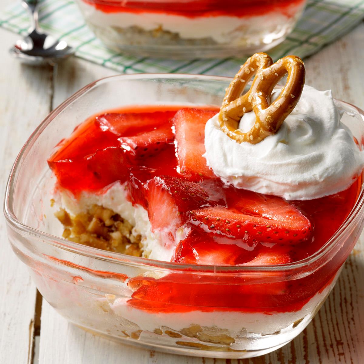 image of Contest-Winning Strawberry Pretzel Dessert recipe by Taste of Home image of Contest-Winning Strawberry Pretzel Dessert recipe by Taste of Home