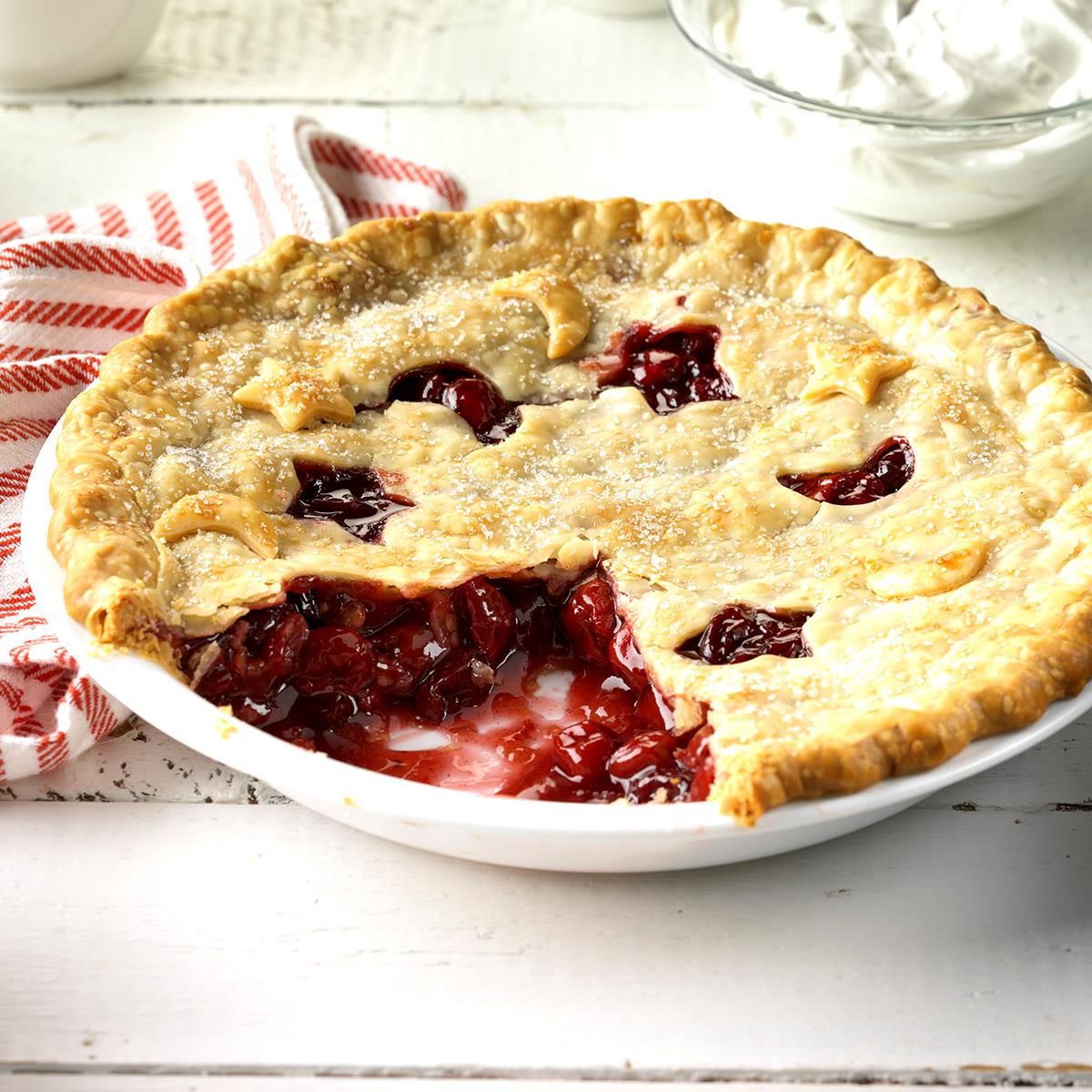 Cranberry-Cherry Nut Pie image