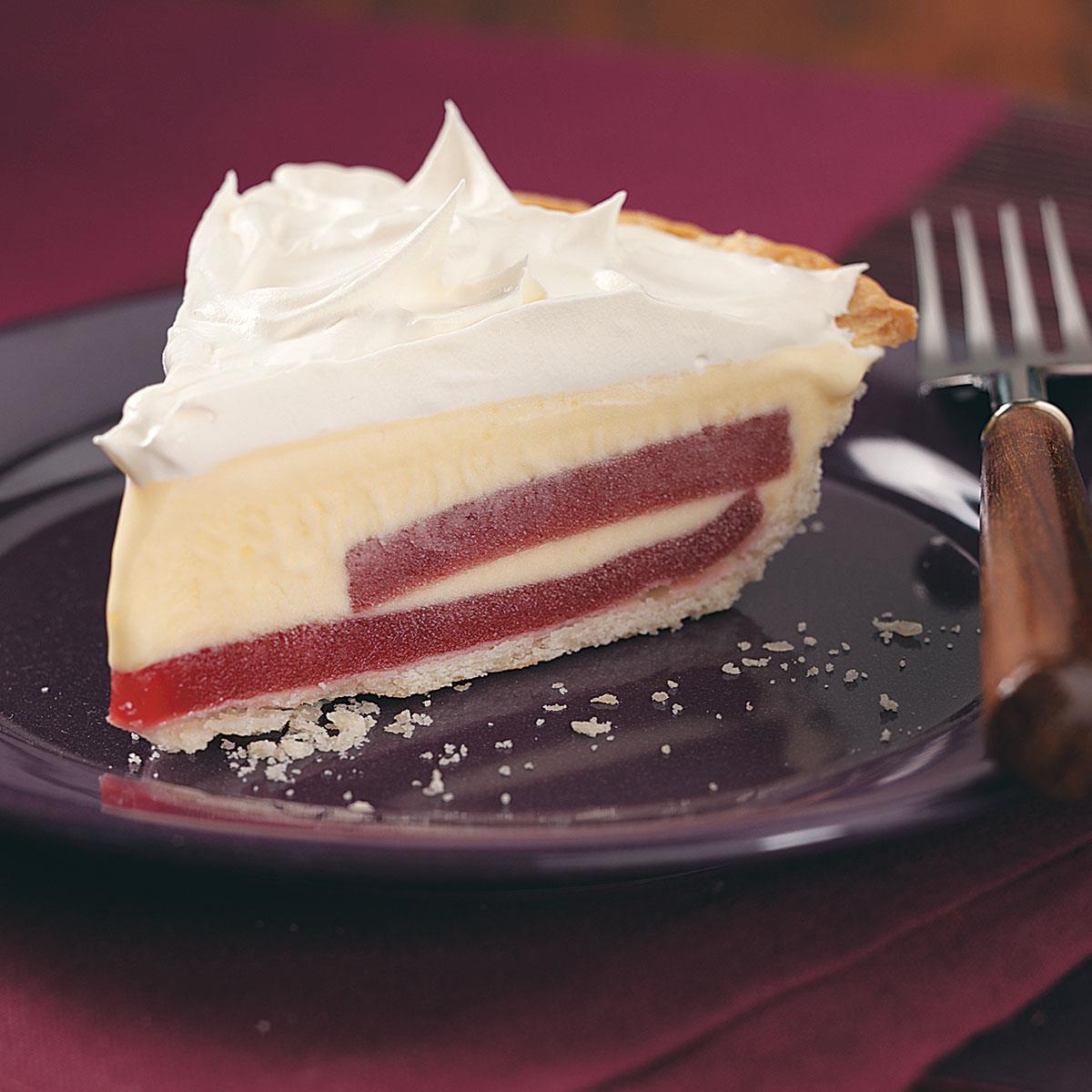 Cranberry Ice Cream Pie image