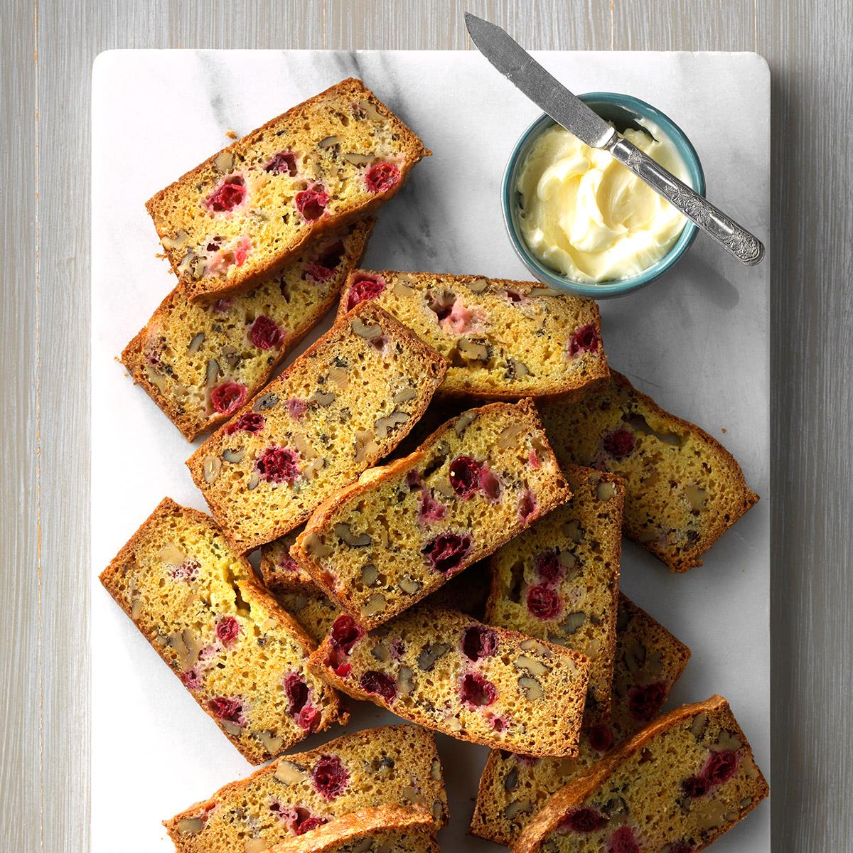 Cranberry Orange Walnut Bread - a healthier way to curb your sweet tooth