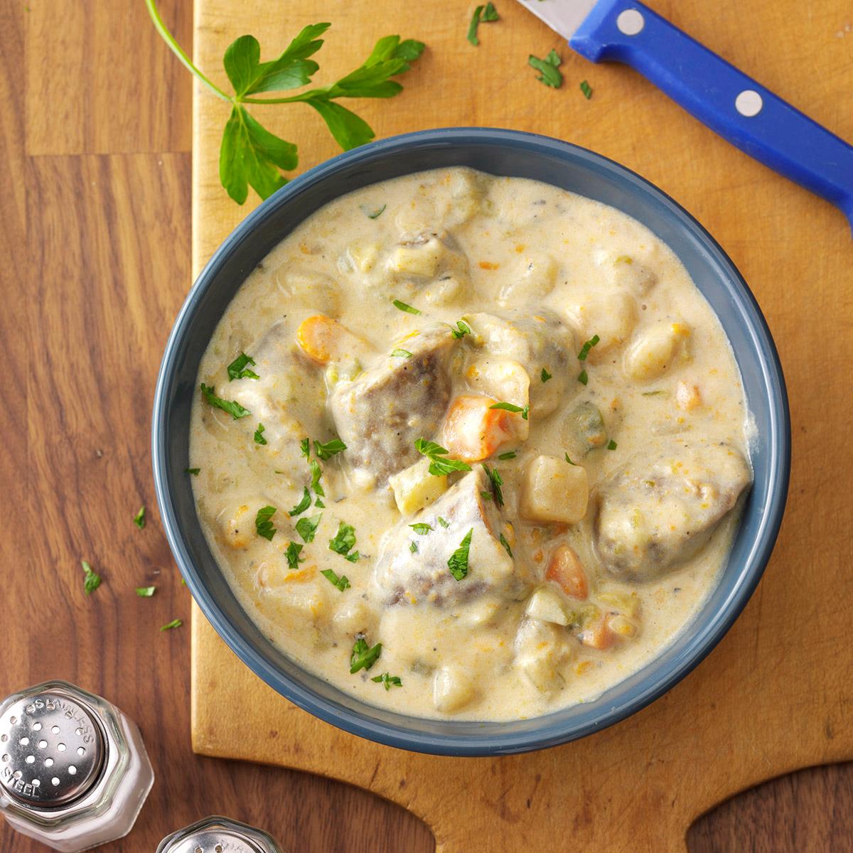 Creamy Bratwurst Stew-image