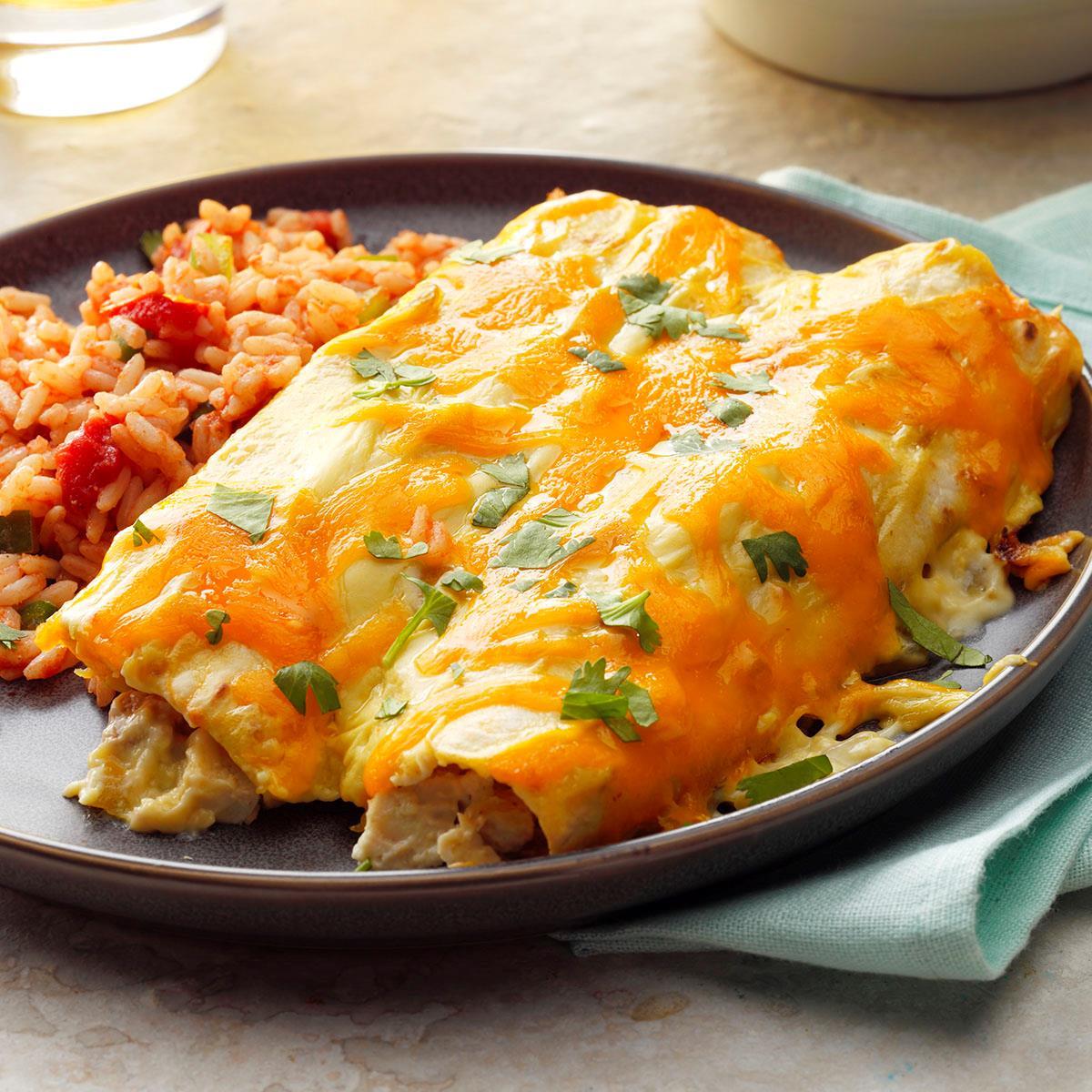 Red Enchiladas With Cream Cheese And Pecan Filling Recipes