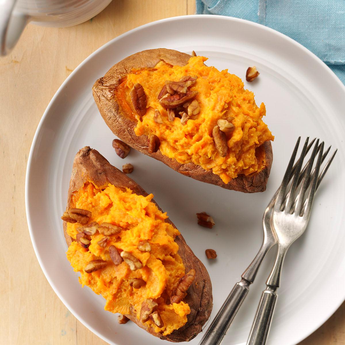 Creamy Twice-Baked Sweet Potatoes_image