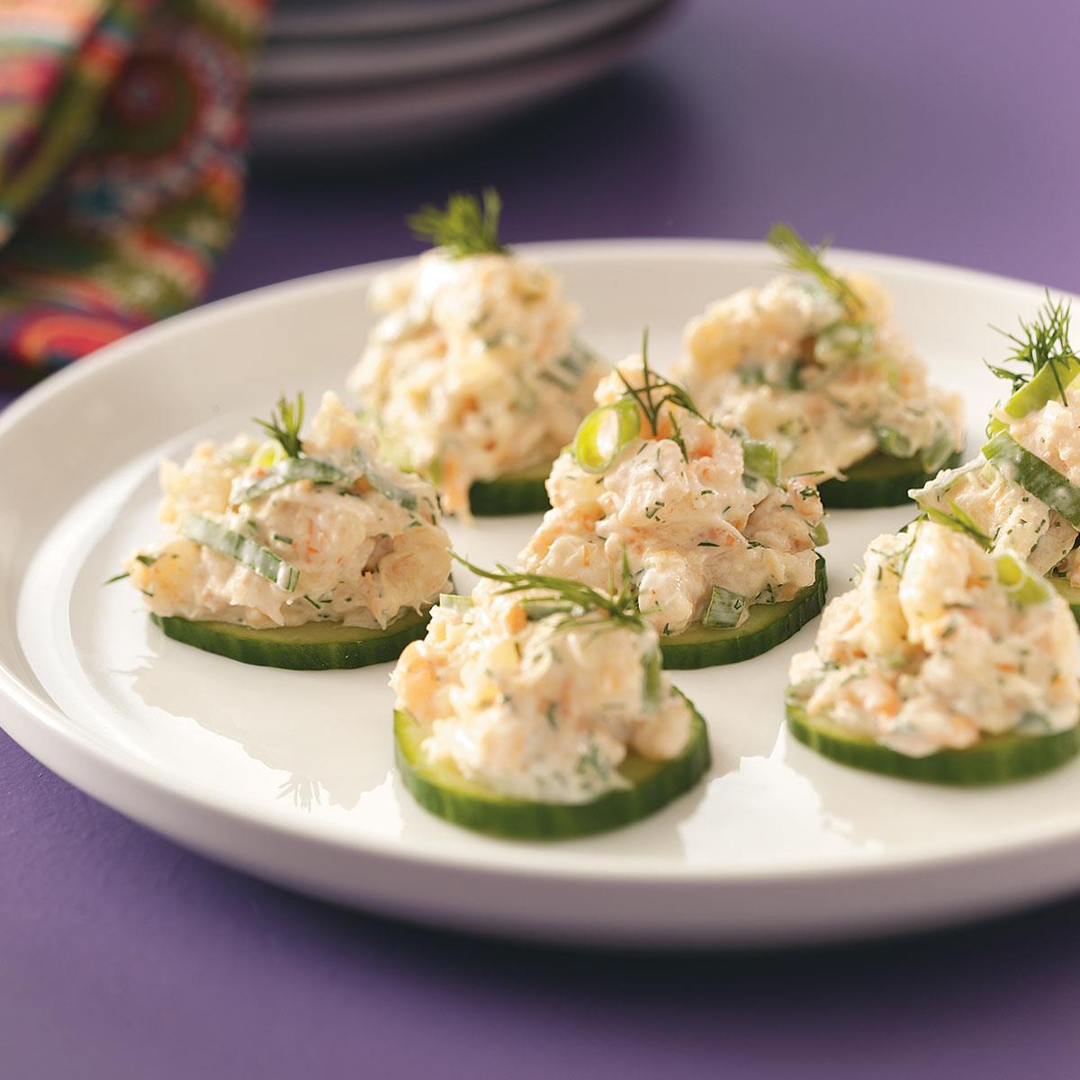 Cucumber Shrimp Appetizers Recipe How To Make It Taste Of Home