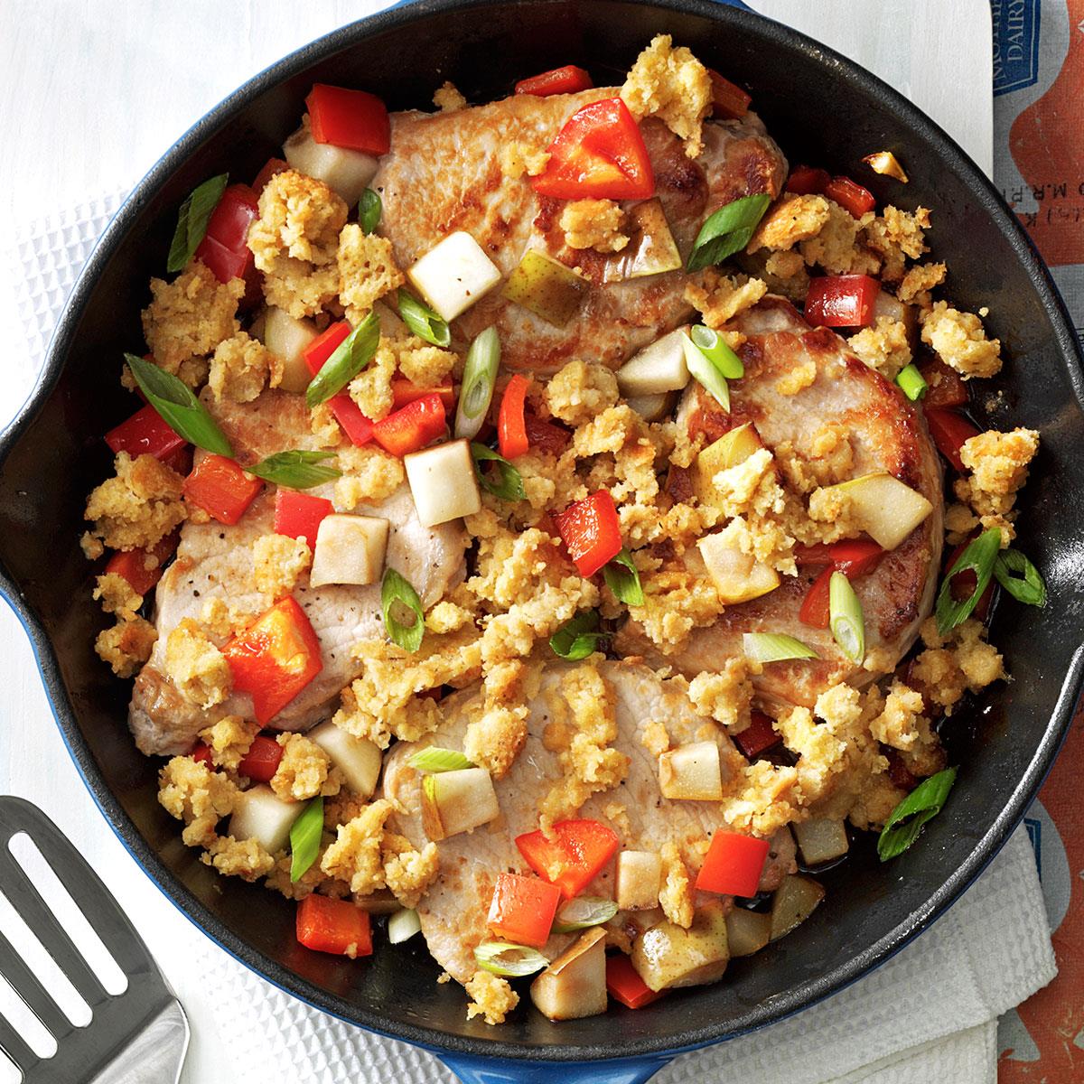 Deconstructed Pear Pork Chops-image