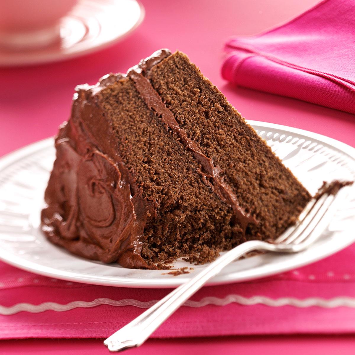 Devil's Food Cake with Chocolate Fudge Frosting image